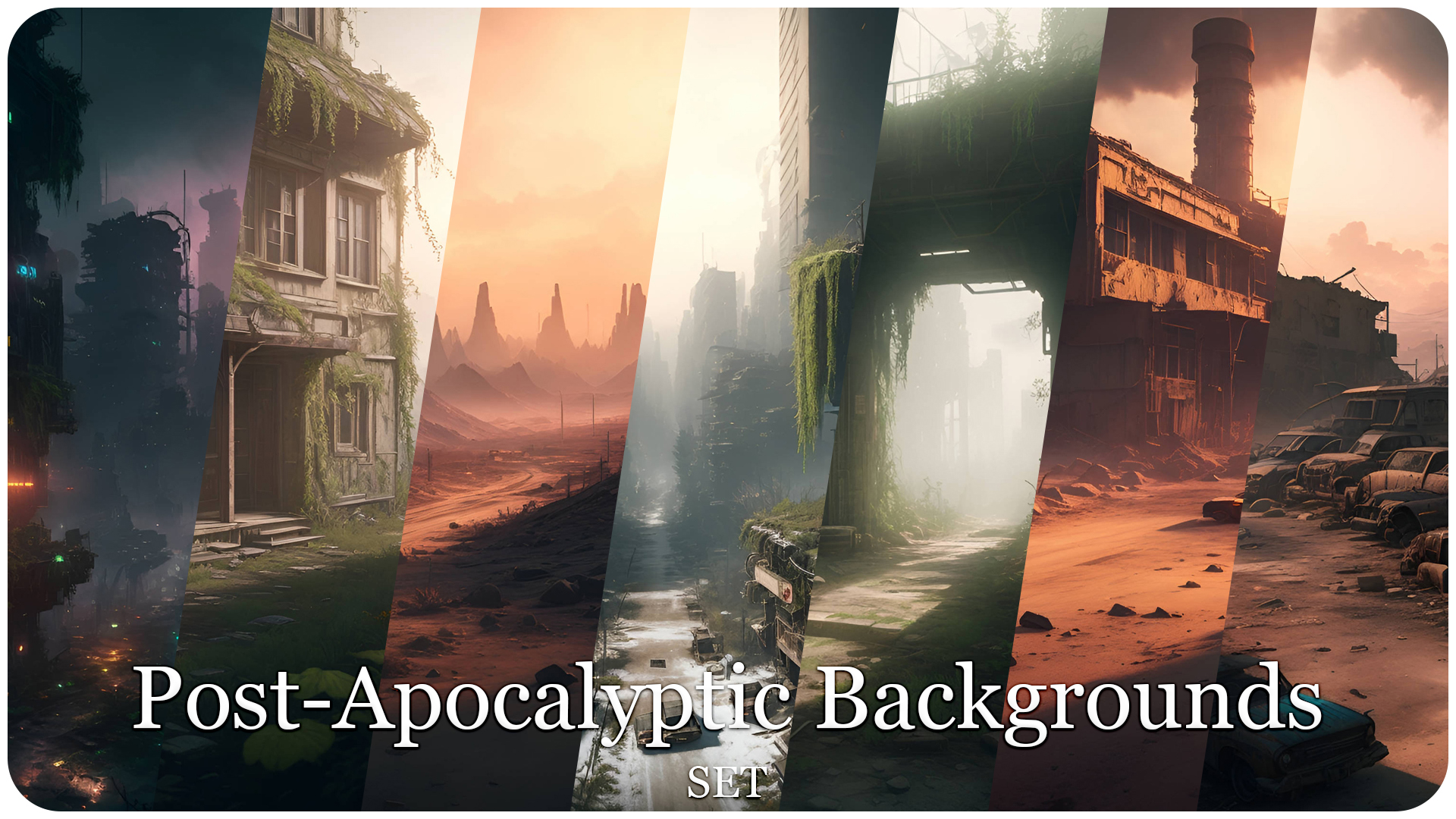 Post-Apocalyptic Backgrounds | Fab