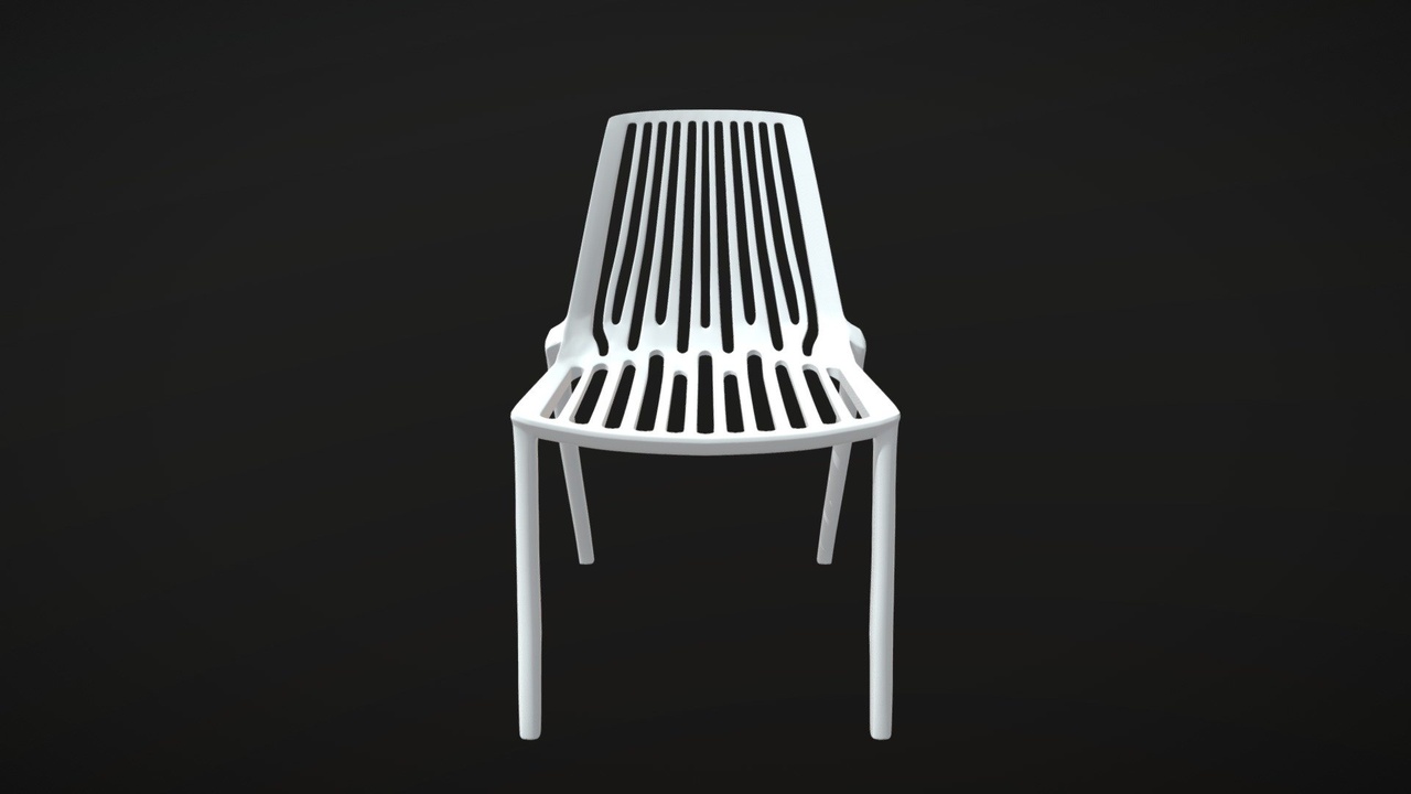 Media 1 for listing White Dining Chair With Holes