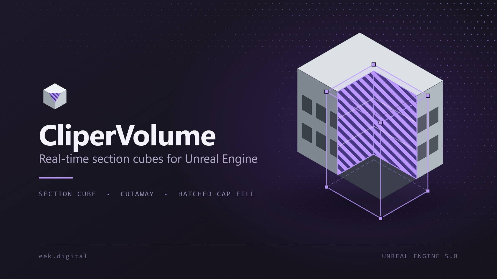 Media 1 for listing CliperVolume | Real-Time Section Cube & Cutaway Clipping