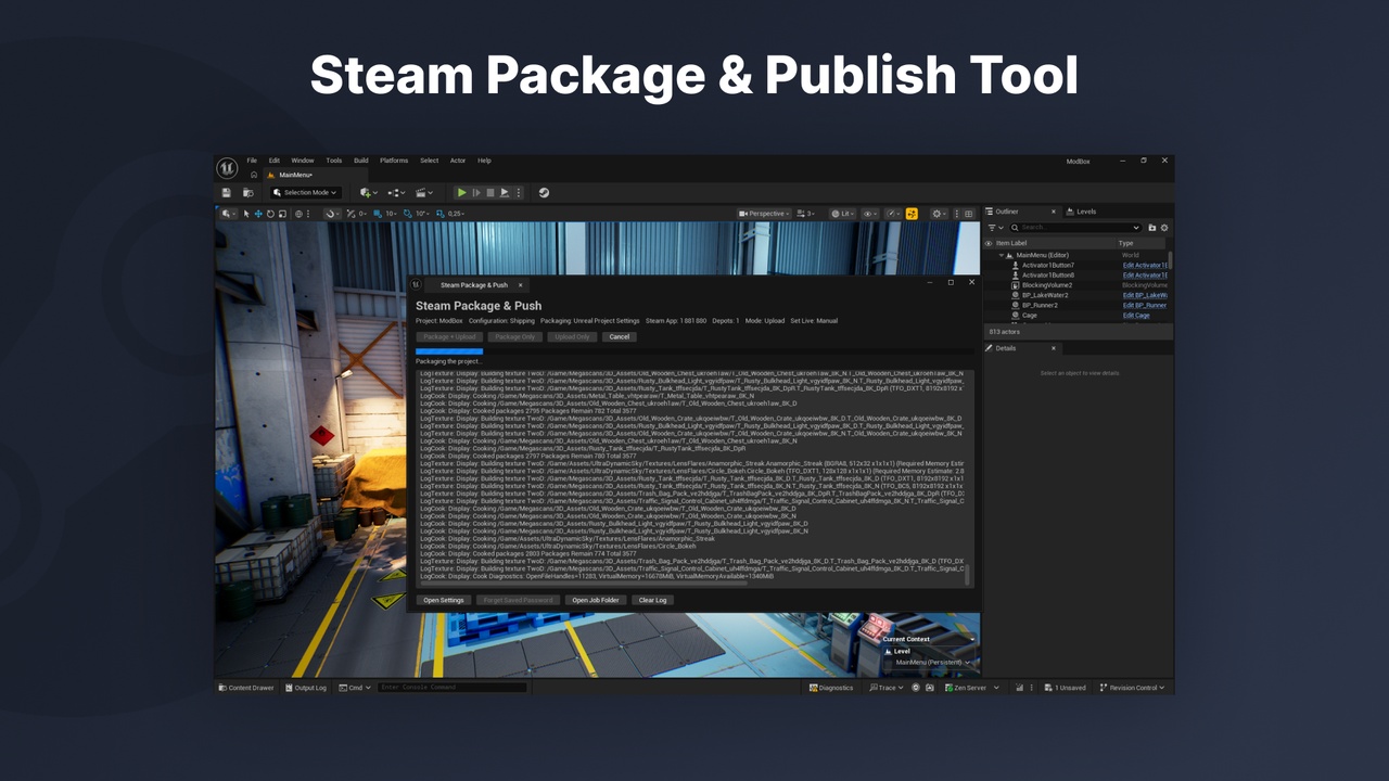 Media 1 for listing Steam Package & Push