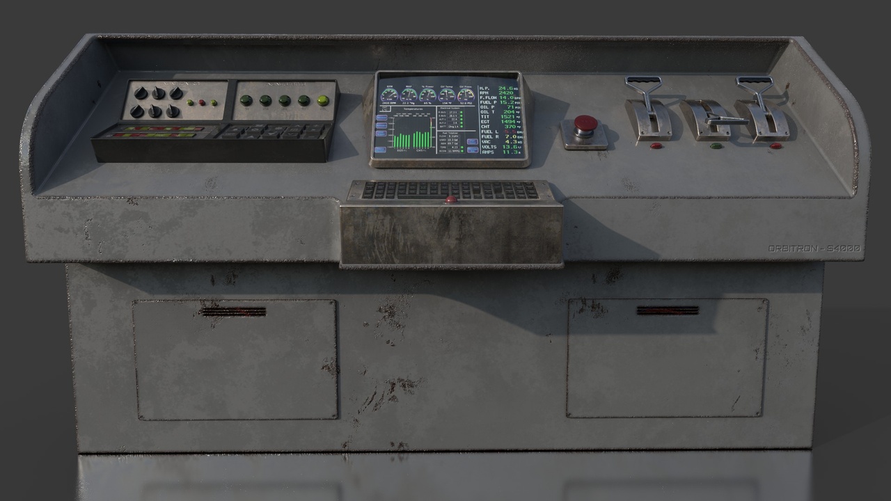 Media 1 for listing Old Dirty Terminal Console