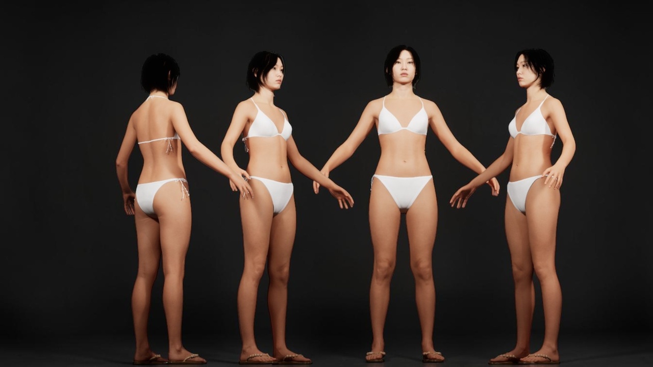 Media 1 for listing Beach Outfit v1 - Bikini - Metahuman Compatible