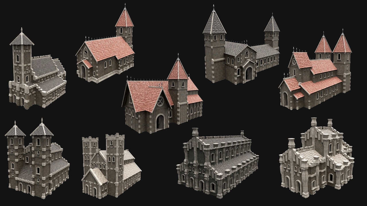Media 1 for listing Medieval Gothic Churches and Cathedrals