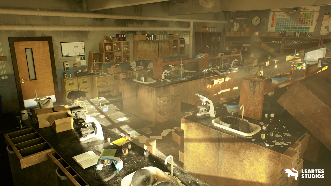 Media 1 for listing Abandoned Chemistry Classroom ( Abandoned Chemistry Abandoned Survival Old 3D )