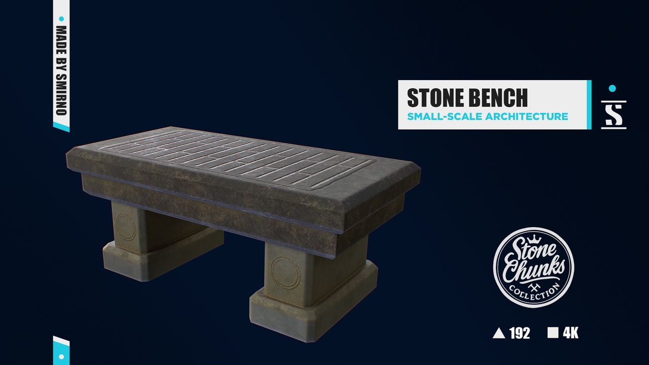 Media 1 for listing Stone Bench