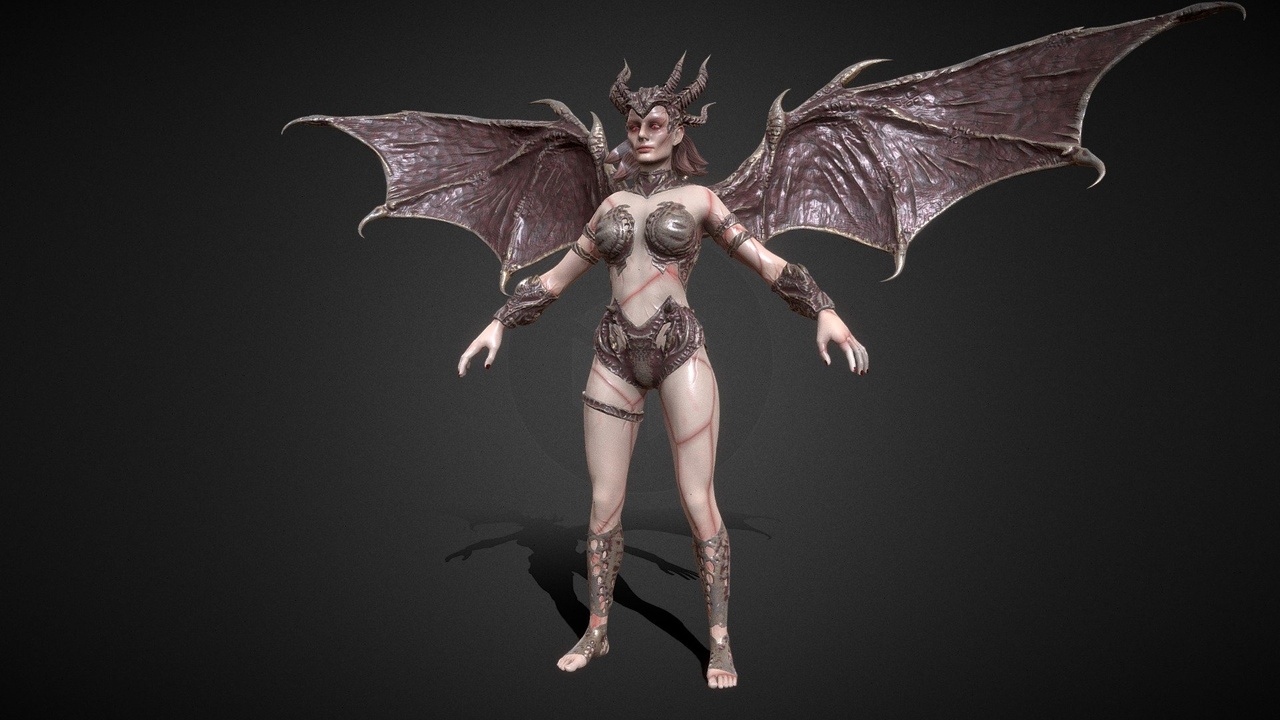 Media 1 for listing Female Demon | Chaos Sorceress | HiepVu