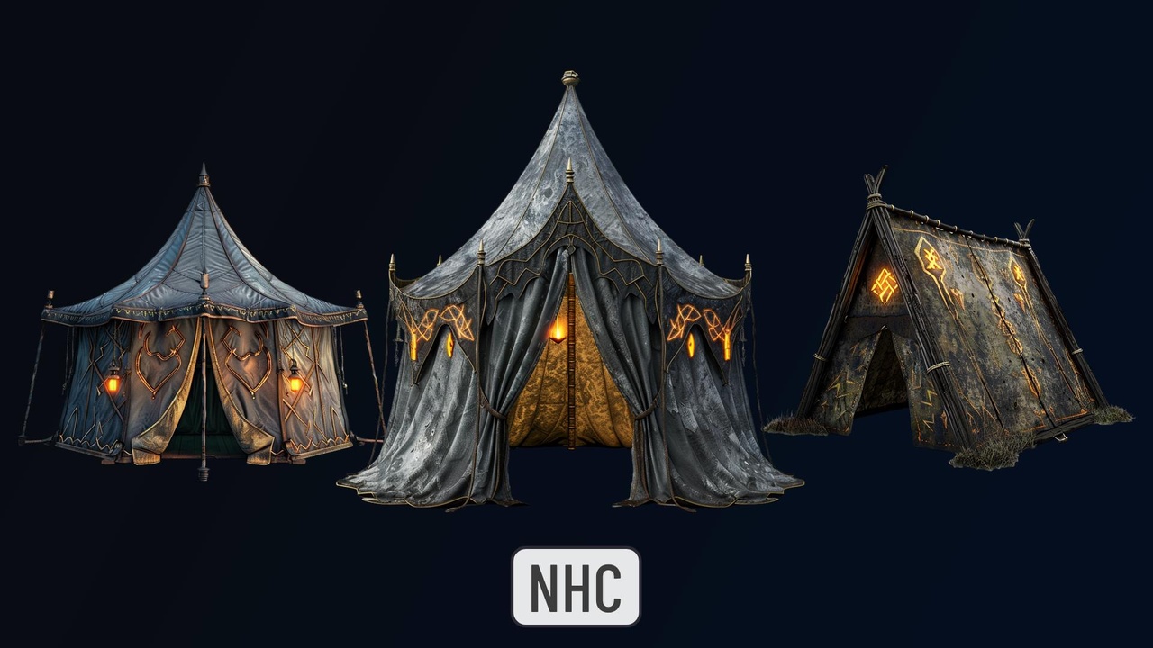 NHC - Medieval Tents 제품 등록을 위한 미디어 1개