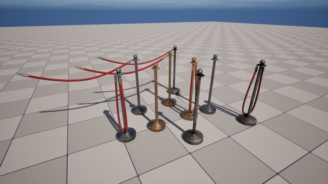Media 1 for listing Crowd Control Stanchions