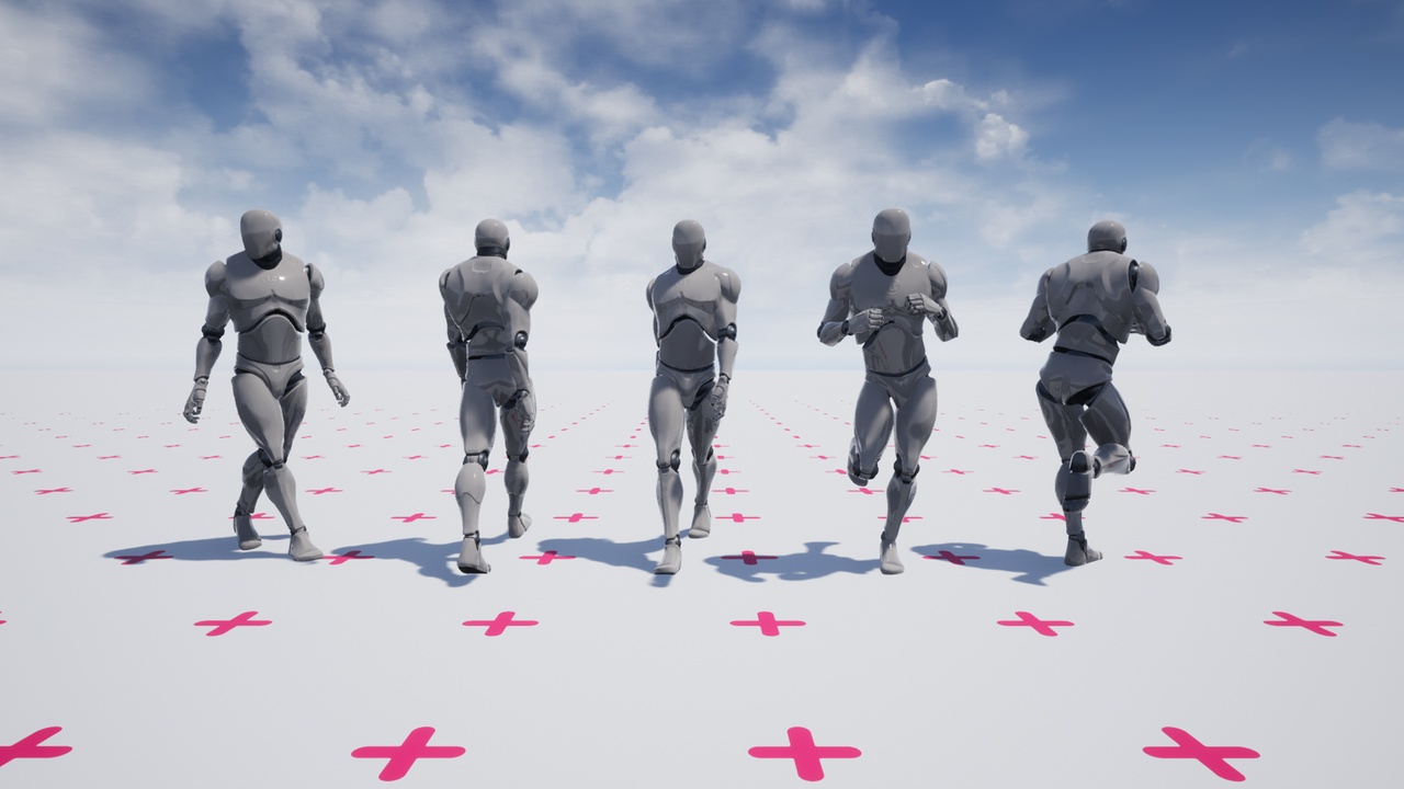 商品 Female Locomotion Animations | UE4 & UE5 & UE5.5 & UEFN | FBX | Loop-Ready 的媒体 1