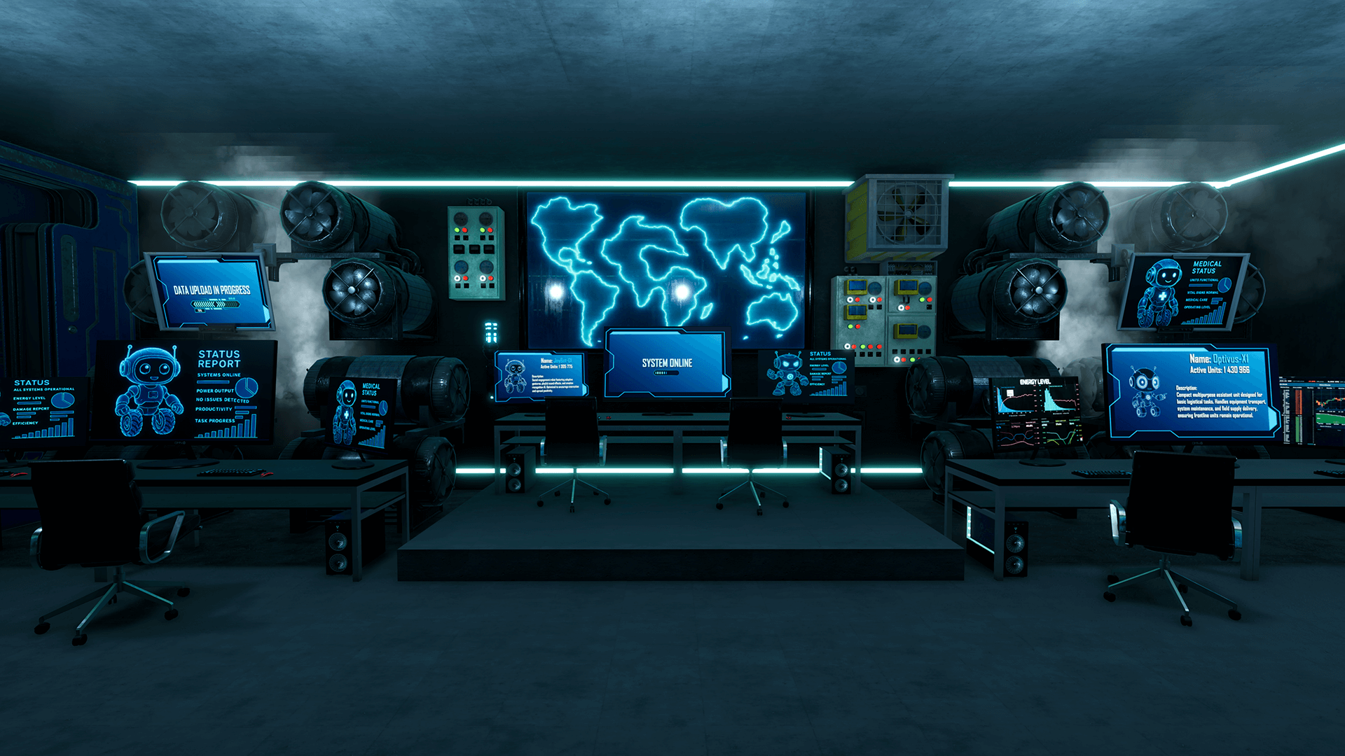 SciFi Control Room (Unity Engine) | Fab