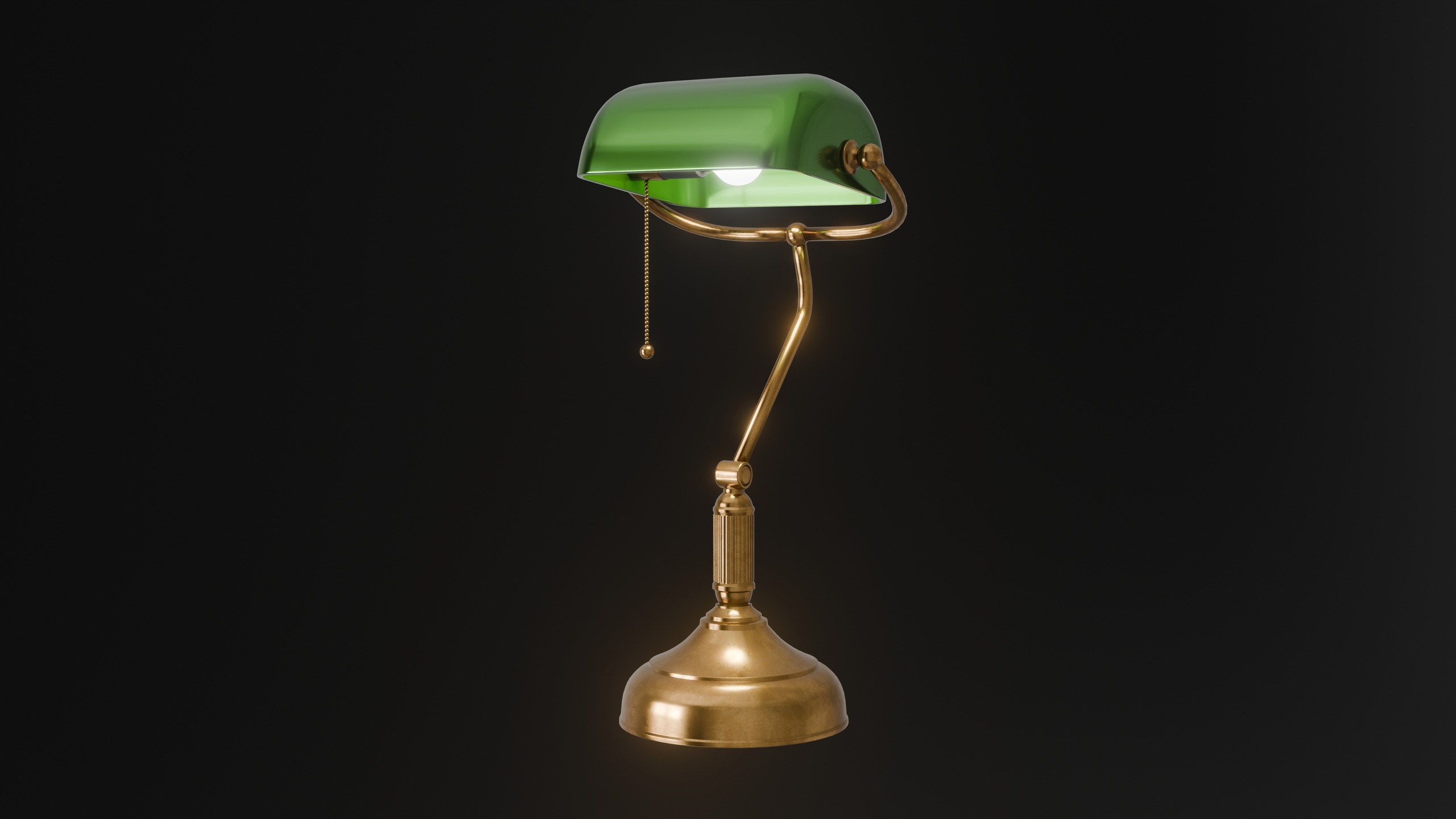 Media 1 for listing Bankers Lamp 3D Model