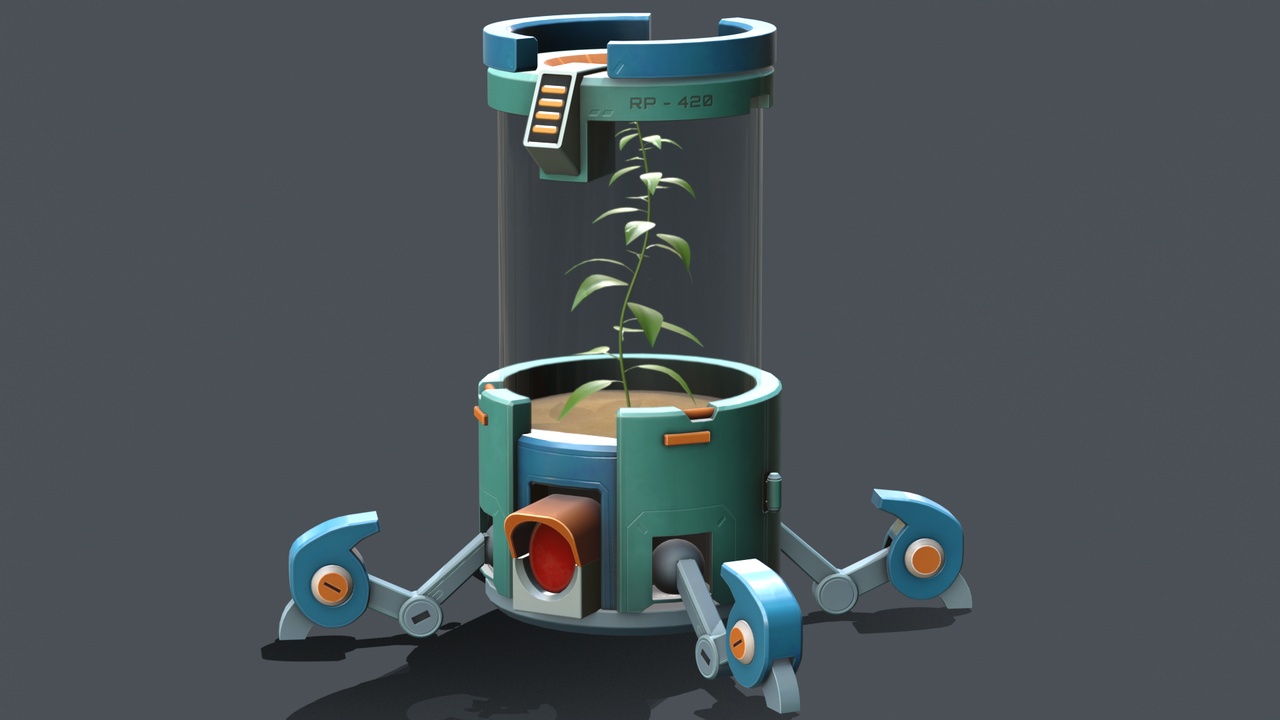 Media 1 for listing Sci-fi Robot Pot