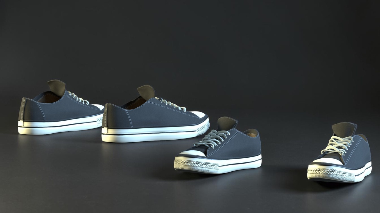 Media 1 for listing Casual Unisex Sneakers - Metahuman Compatible