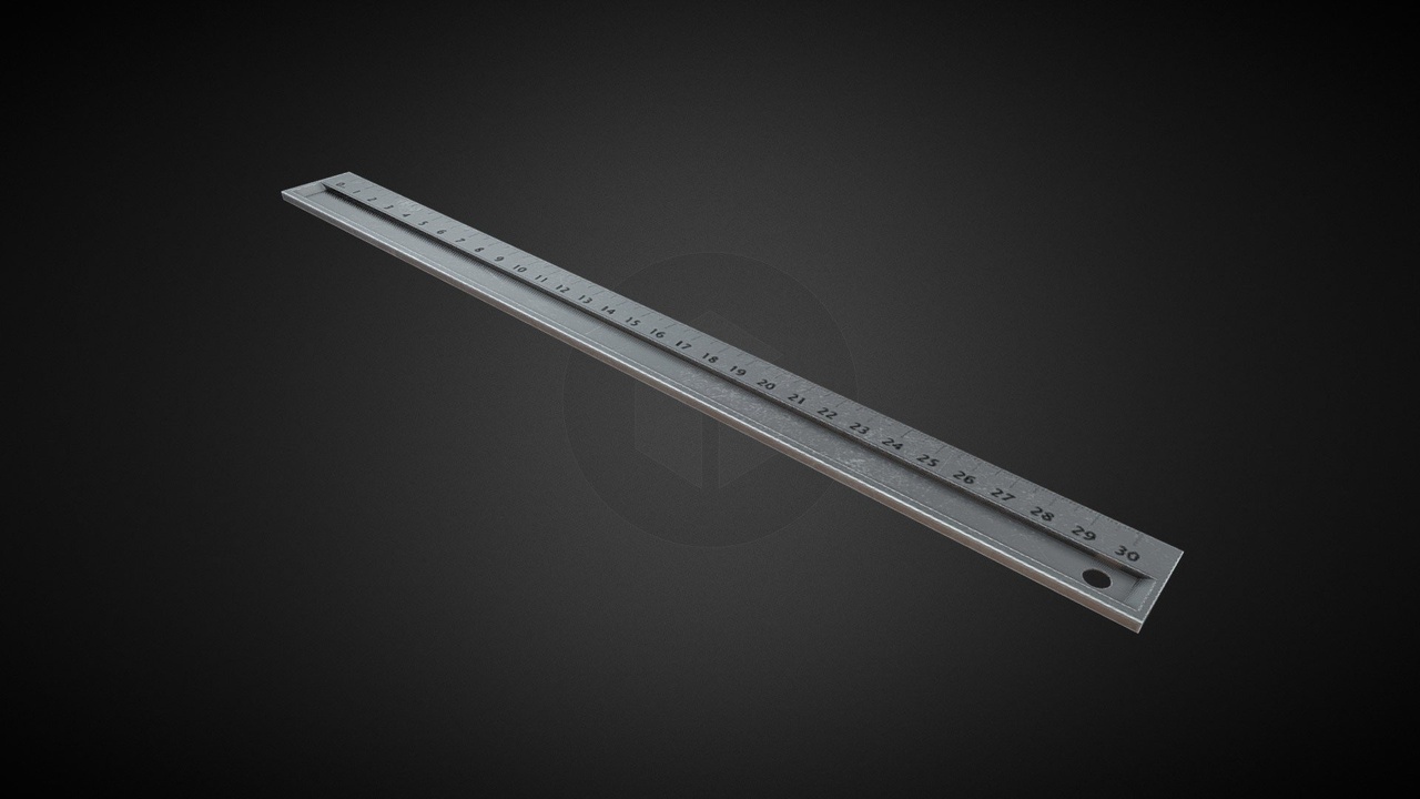 Media 1 for listing Metal Ruler