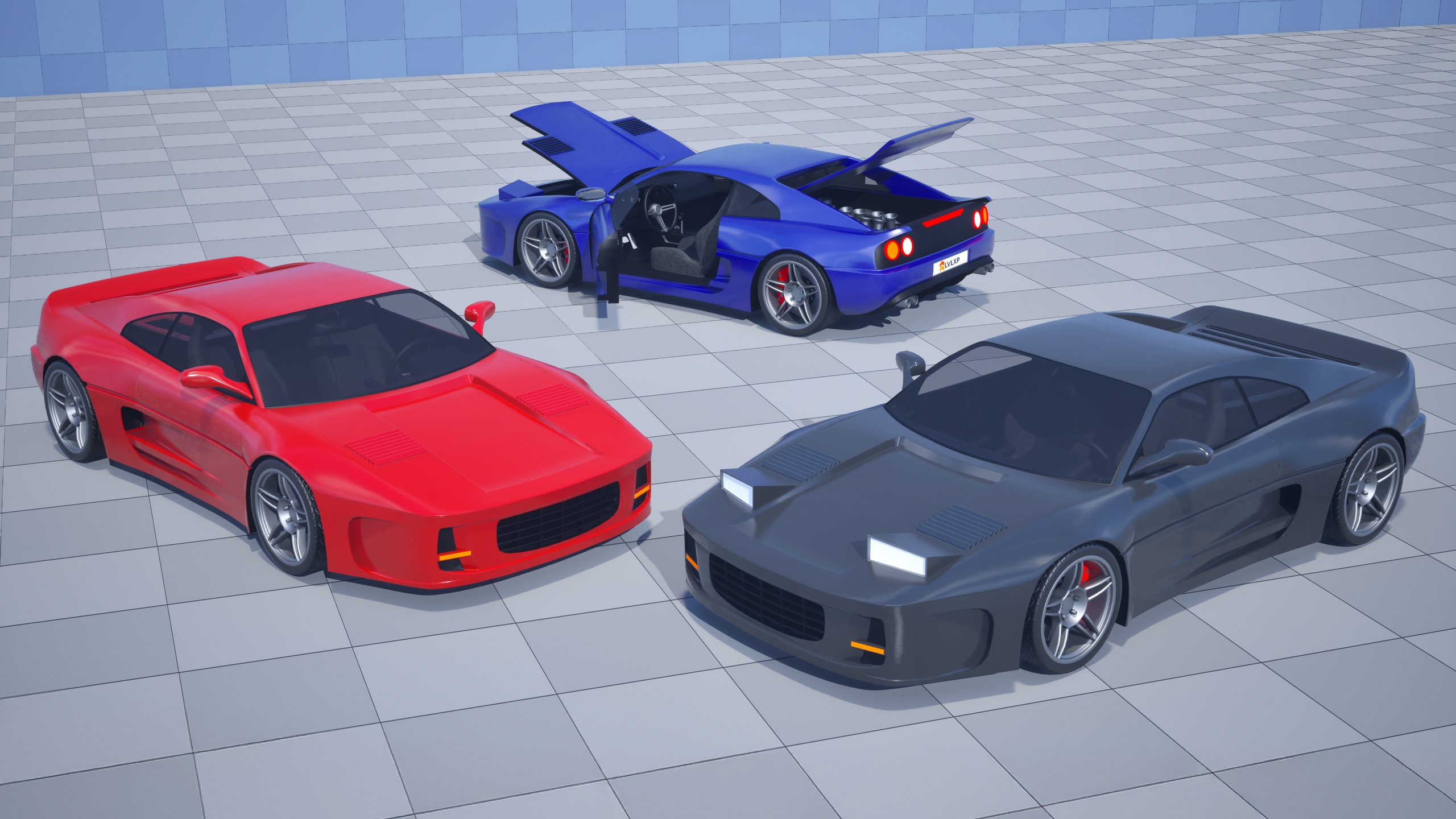 Media 1 for listing Stylized Drivable Vehicles - Super Car "Draco"