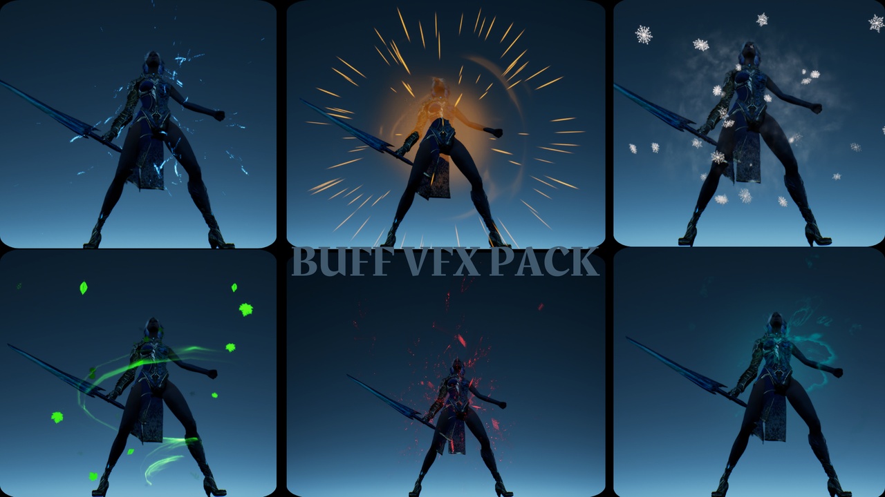 Media 1 for listing Support & Defense VFX Bundle