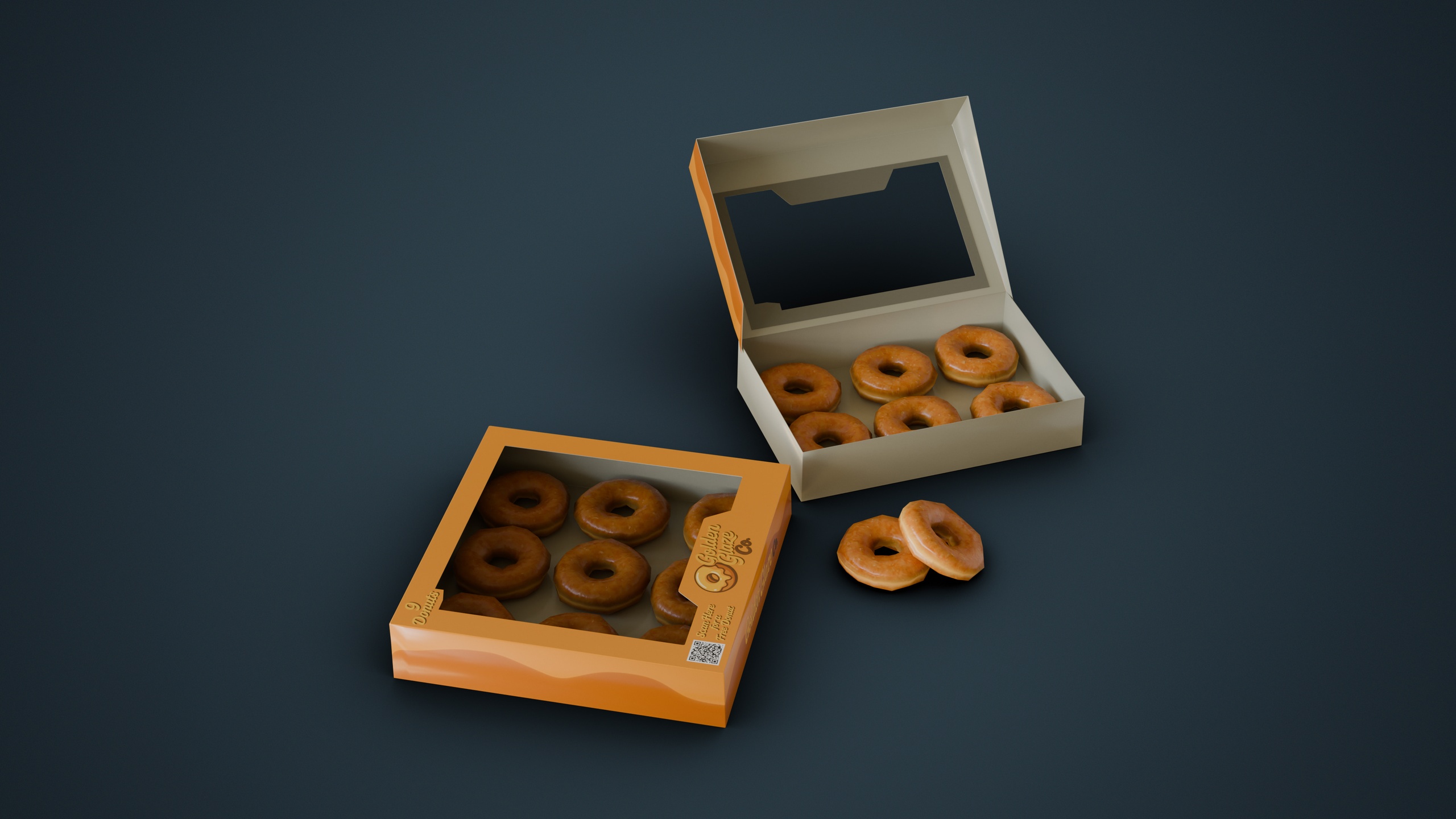 Media 1 for listing Box of Glazed Donuts