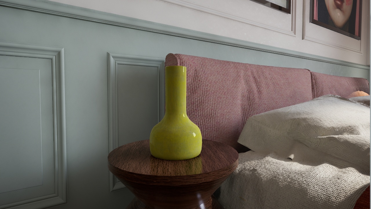 Media 1 for listing Stylish Modern Ceramic Vase 3D Model for Blender/Unreal