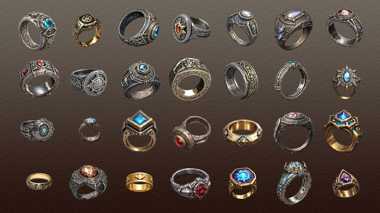 Media 1 for listing Stylized Rings Icons