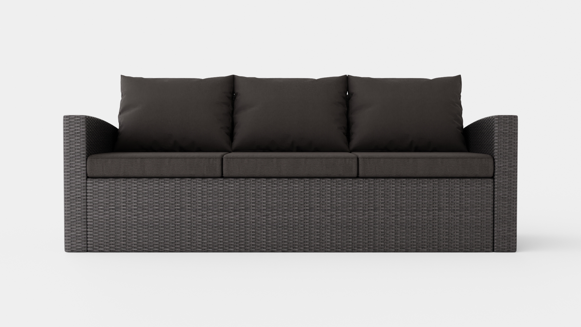 RATTAN 3 SEATER SOFA | Fab