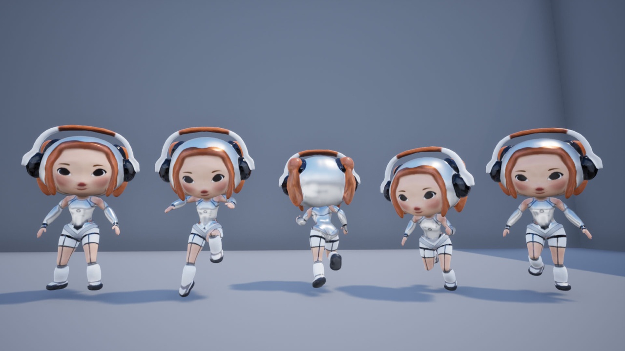 Media 1 for listing Stylised Girl Hero