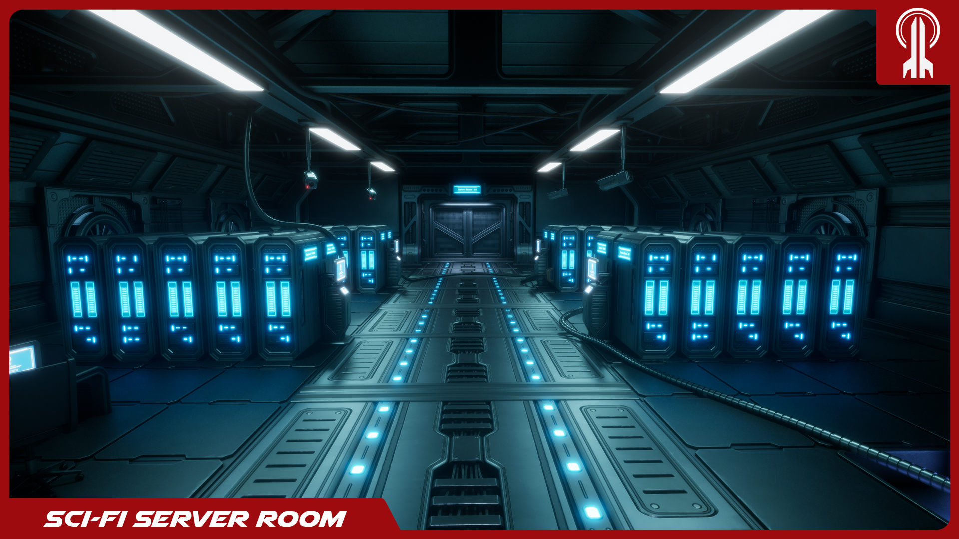Sci-Fi Server Room | Fab