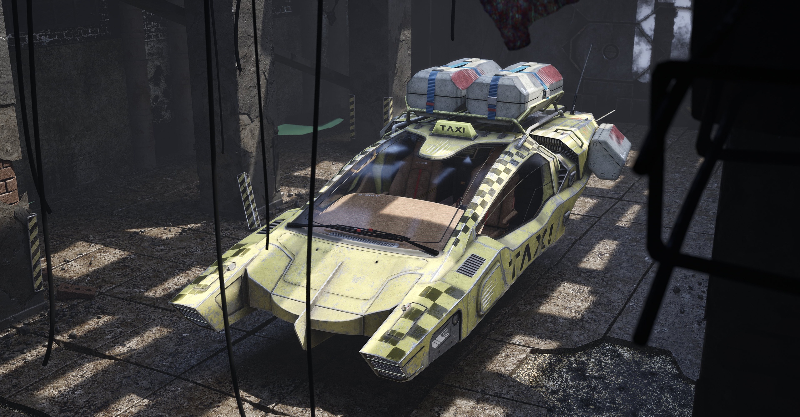 Media 1 for listing AVIO-8 Cyberpunk Hover Taxi
