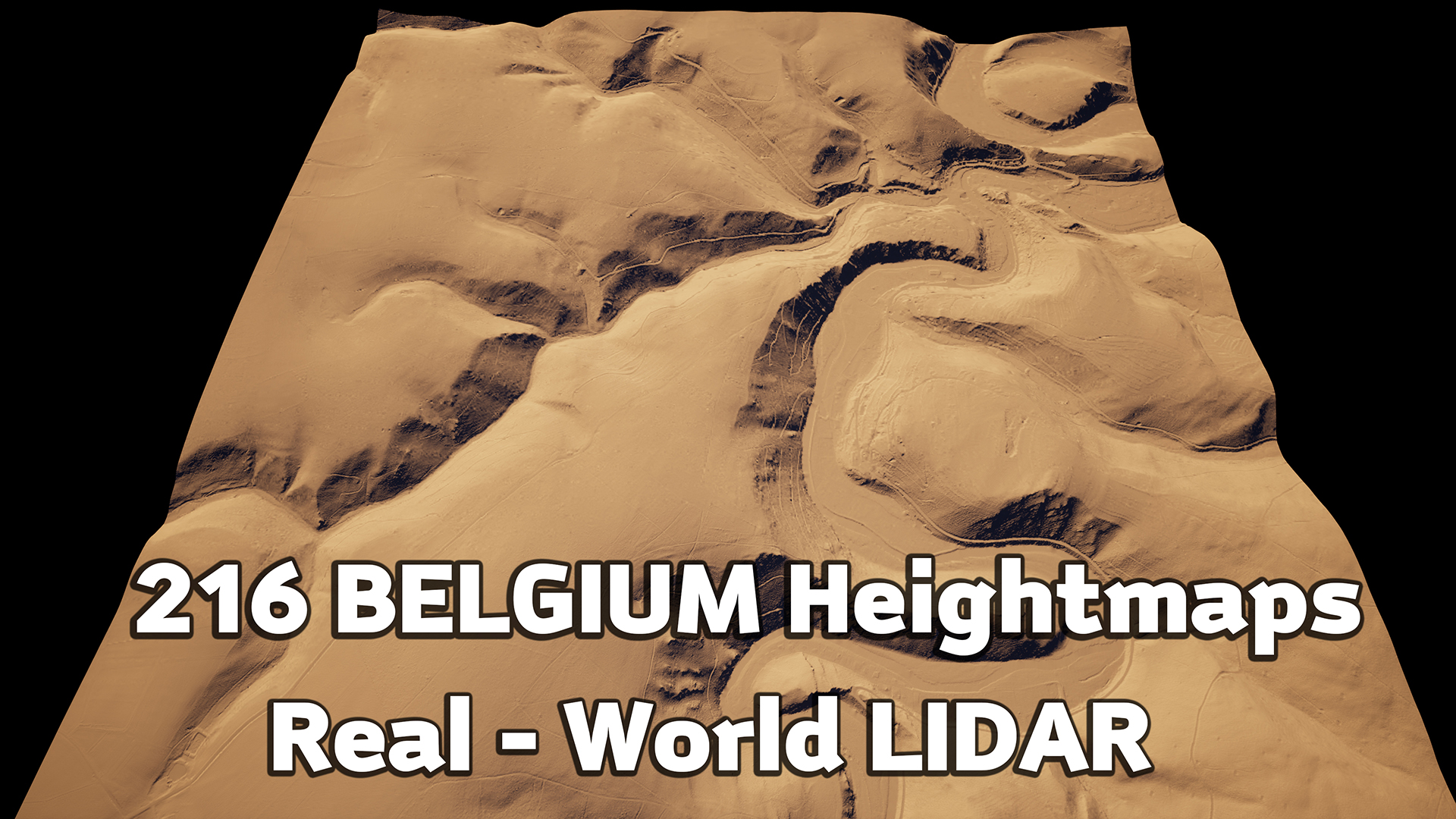 Belgium Heightmaps | Fab
