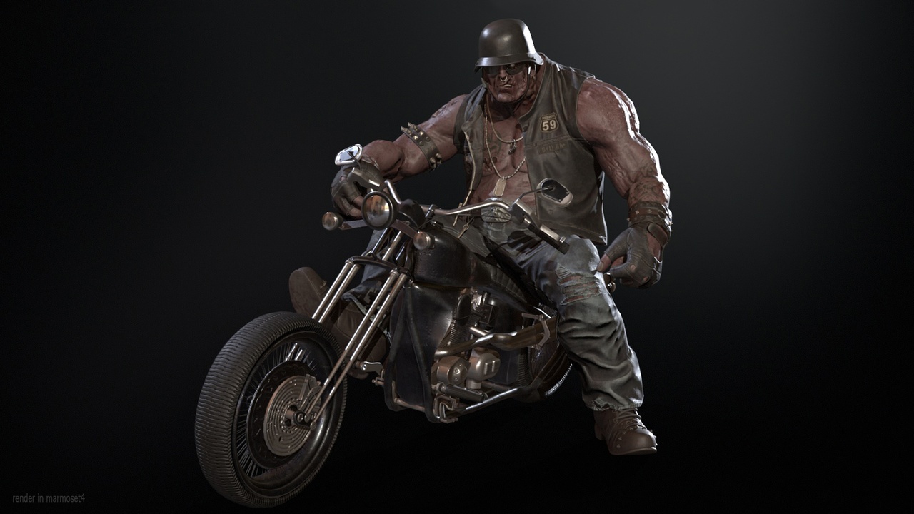 Media 1 for listing Zombie Biker