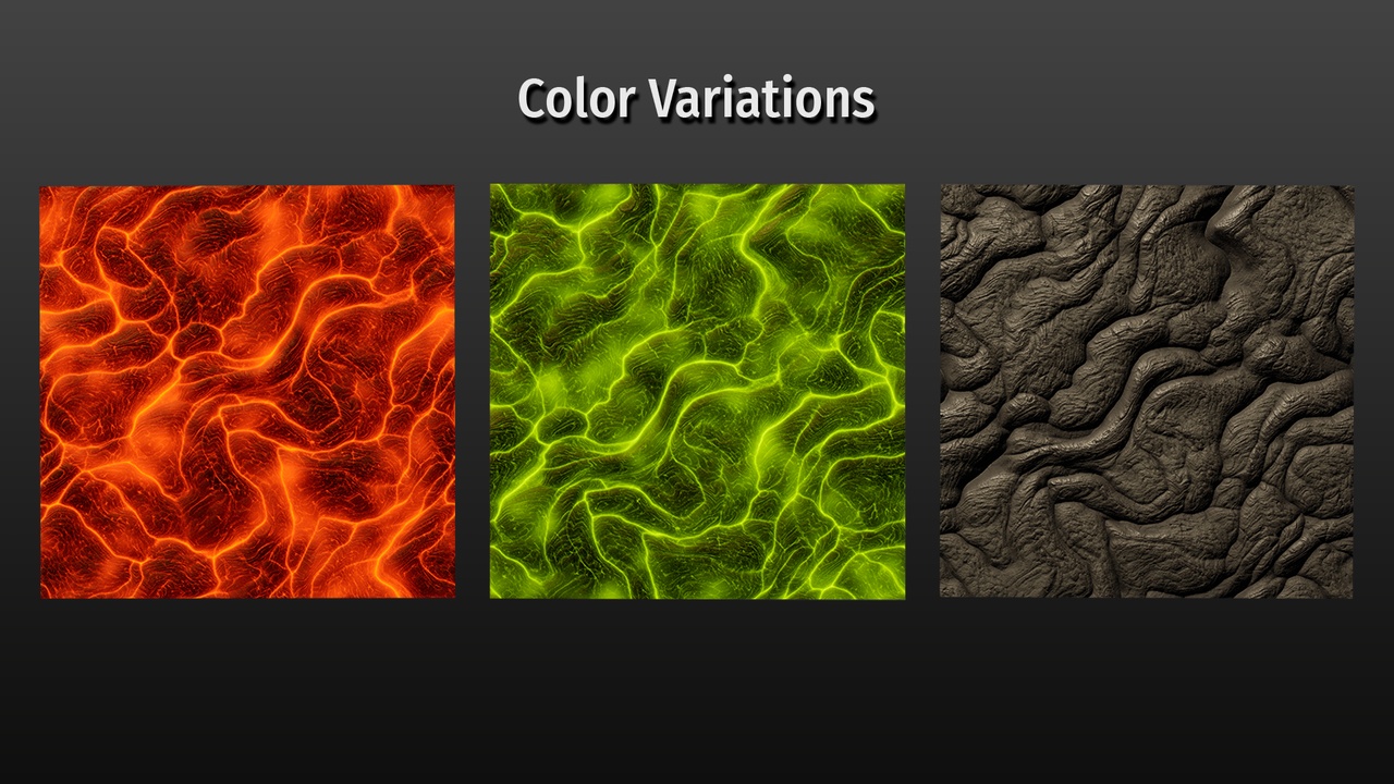 Media 1 for listing Flowing Lava Shader
