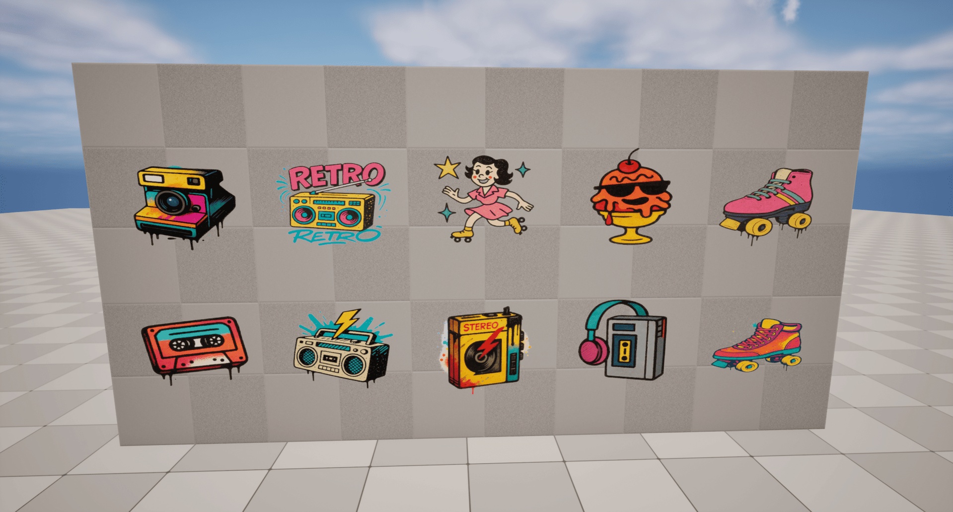 Retro Graffiti | Fab