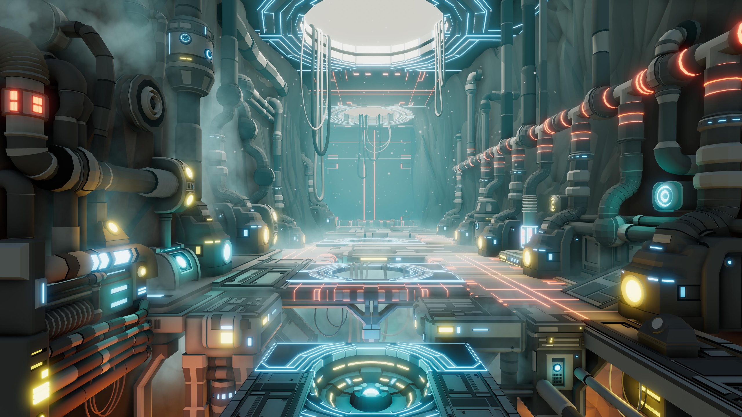SCIFI STATION Vol.2 - Stylized Low Poly 3D Art Asset Pack | Fab