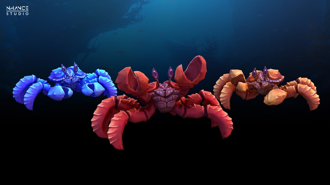 Media 1 for listing Stylized Small Crab