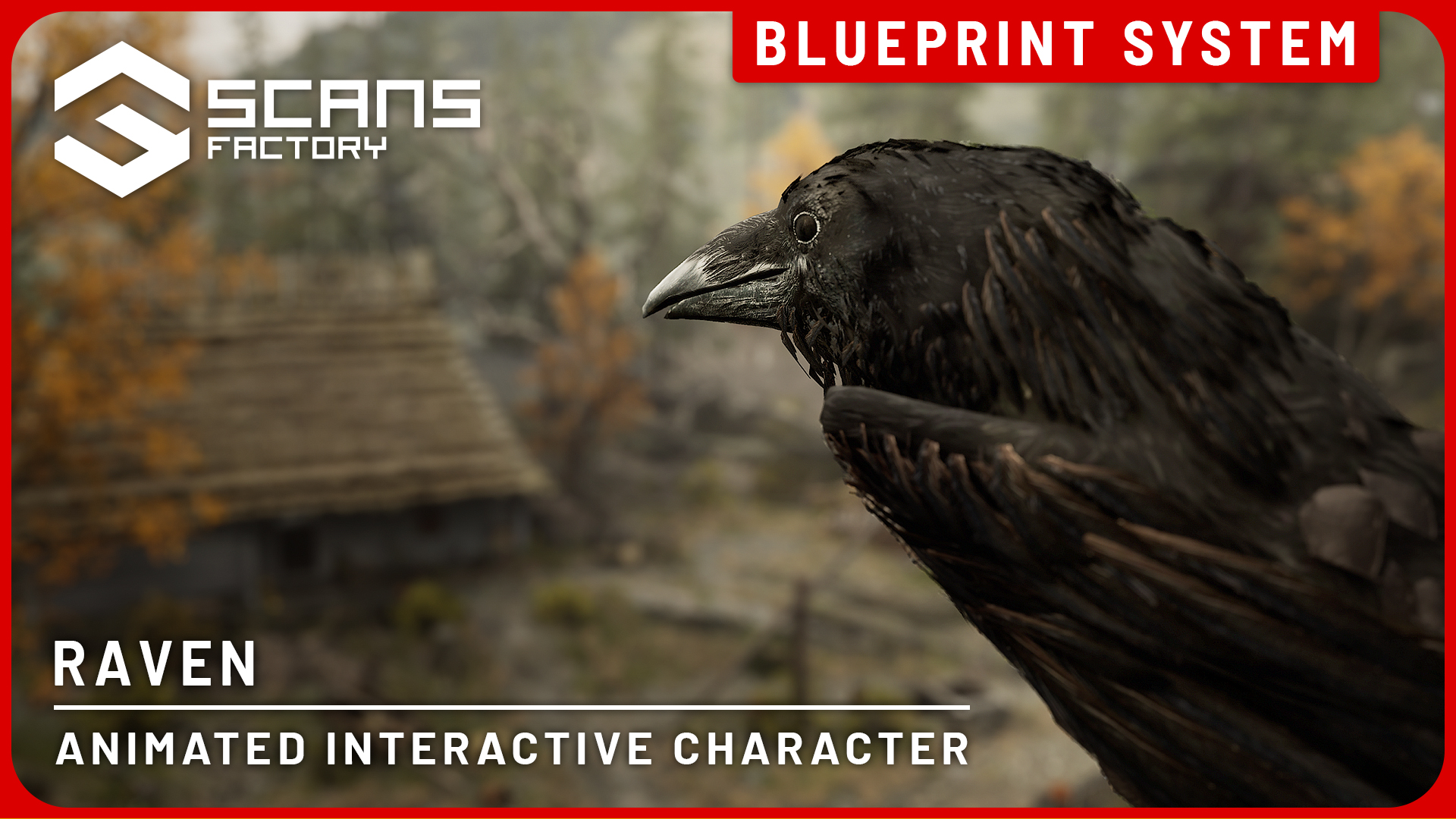 Raven Small Animation Ravens - Animated Interactive System | Fab