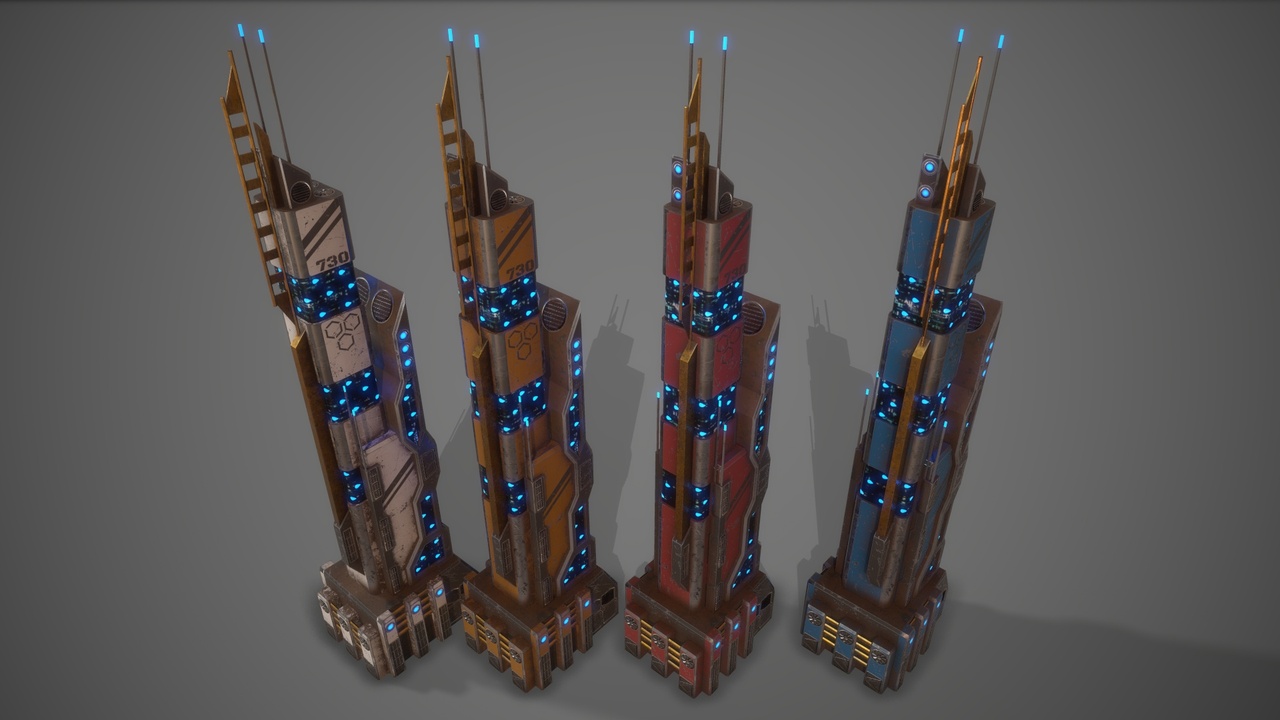 Media 1 for listing Sci-Fi Building 10
