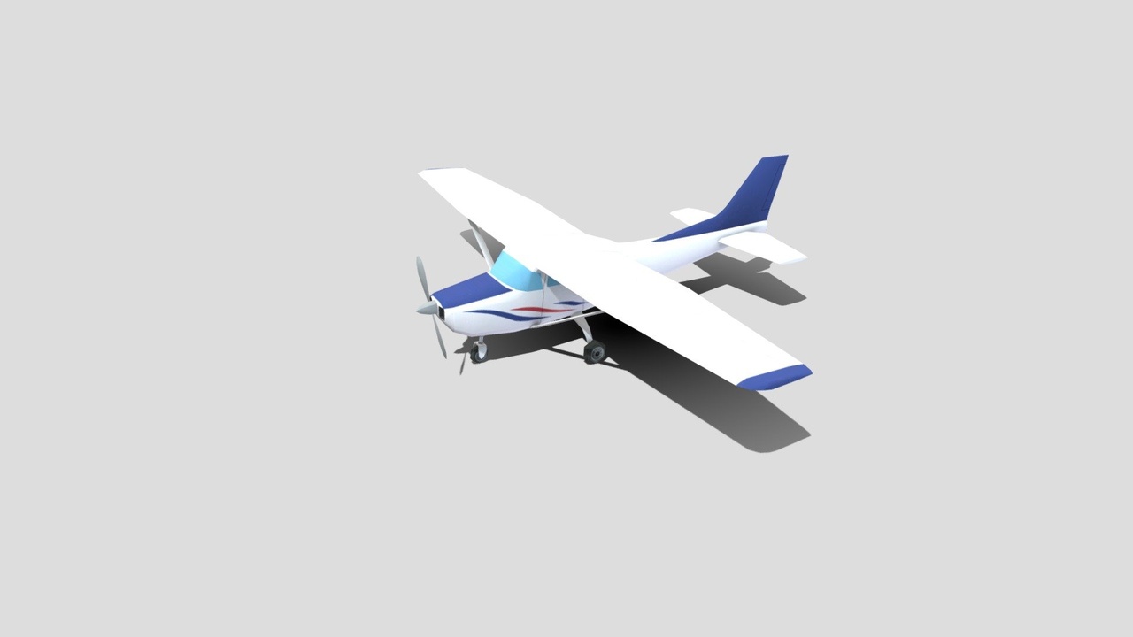 Media 1 for listing Low-poly Airplane