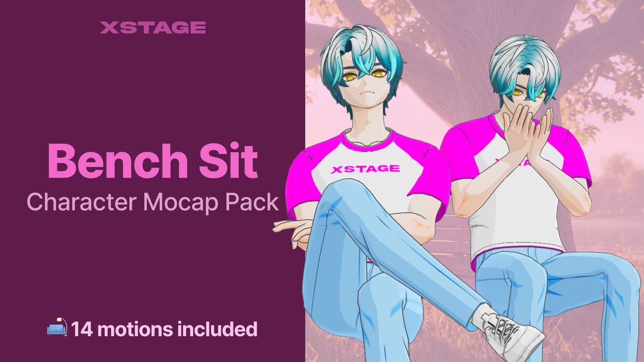 Media 1 for listing Bench Sit | Idle Mocap Pack