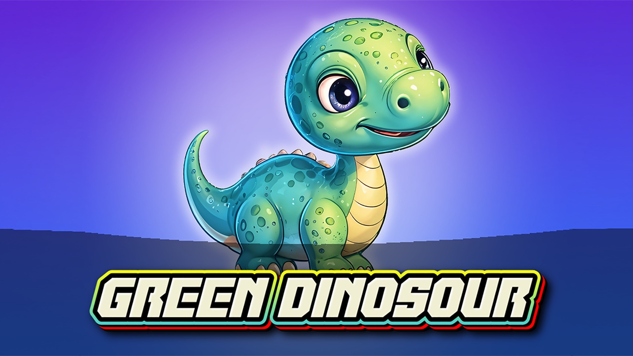 Media 1 for listing Green Dinosaur - 2D Animated Character (Spriter)