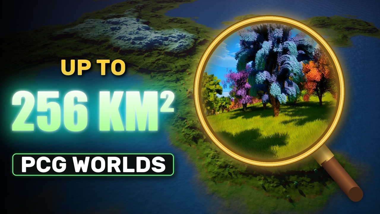 Media 1 for listing Stylized Procedural Ecosystem Bundle - 4 PCG Open-World Nature Packs for UE5