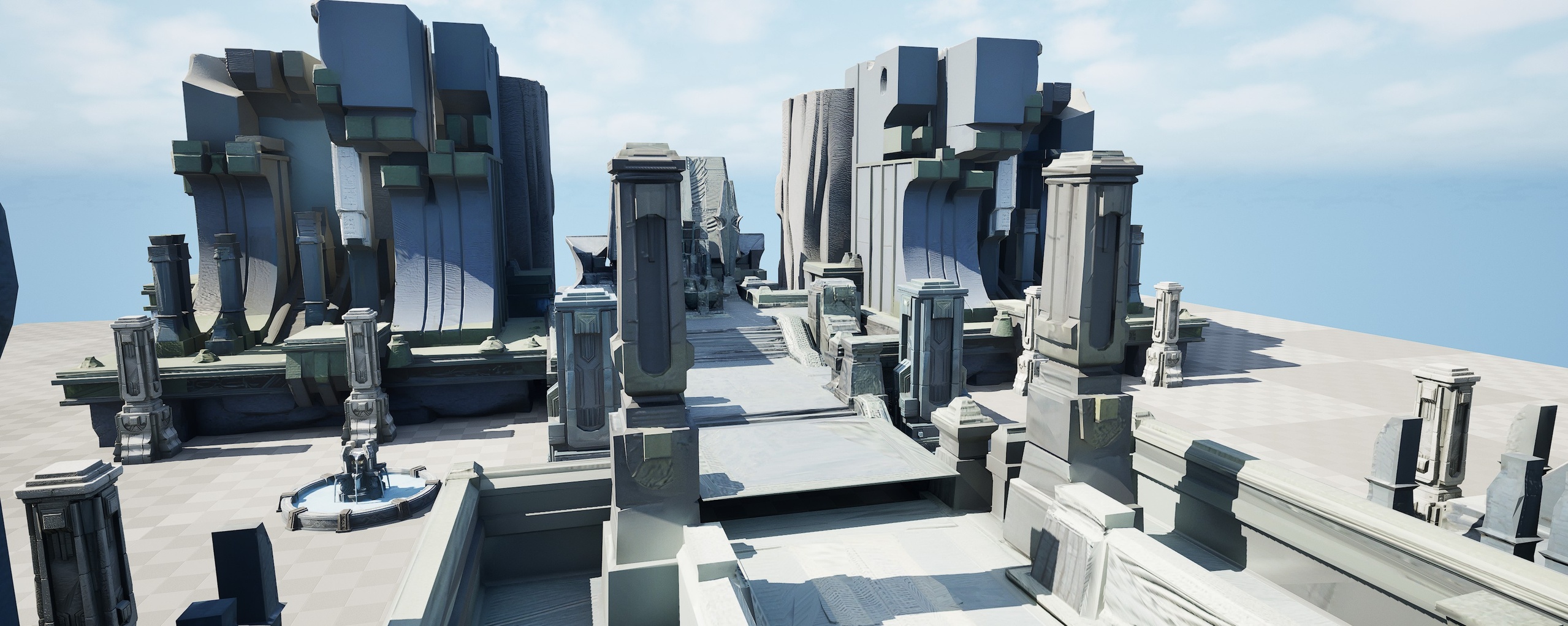 scifi architecture set a-20 | Fab