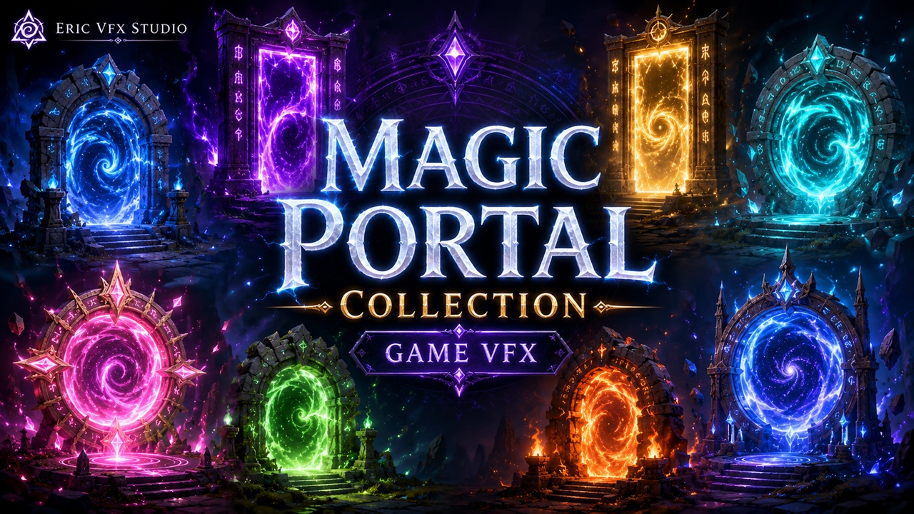 Media 1 for listing Game VFX - Magic Portal Collection