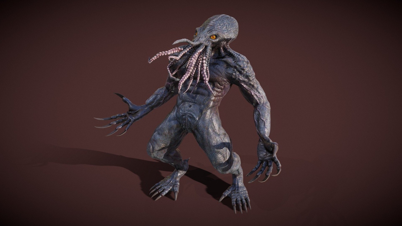 Media 1 for listing Cthulhu Monster Animation