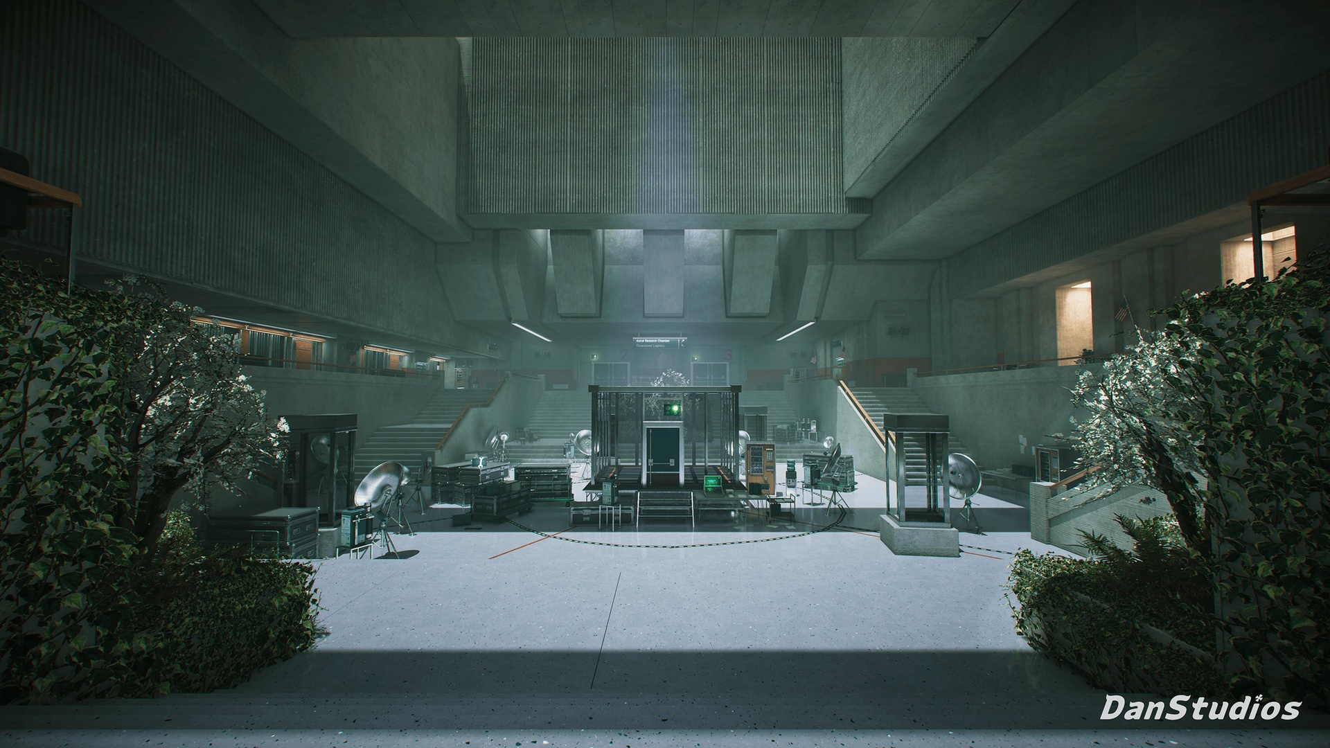 Media 1 for listing Brutalist Research Facility Environment