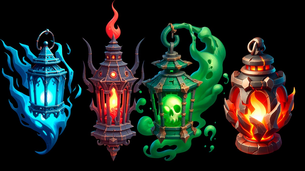 Media 1 for listing 1000 Hi-Def lantern Sprites