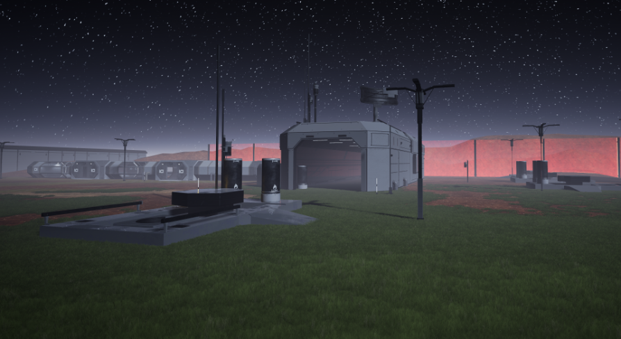 Modular Sci-Fi Mars Arctic Outpost Environment | Fab