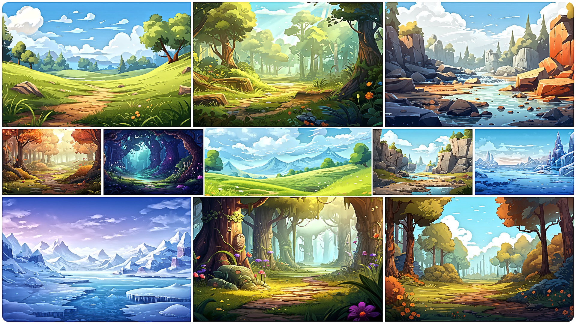 Media 1 for listing BACKGROUND - Stylized Nature 2