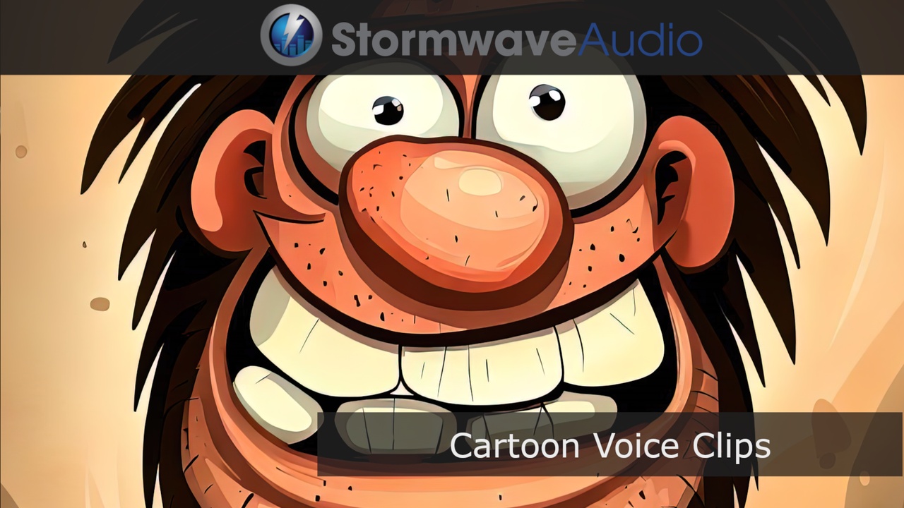 Media 1 for listing Male Cartoon Voice Clips Vol. I