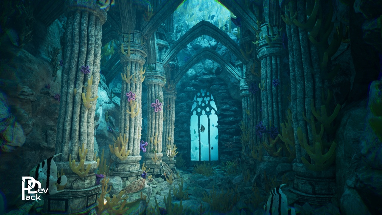 الوسائط 1 للقائمة Atlantis Ruins / 37 Assets