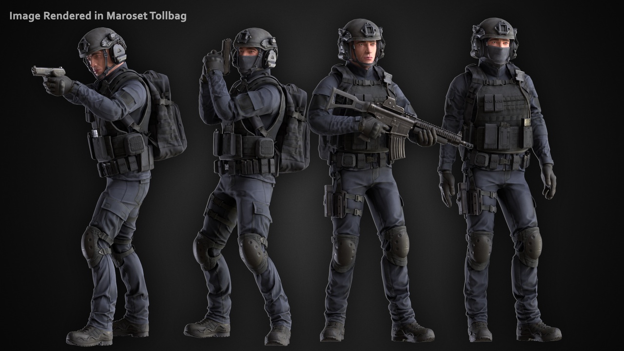 Media 1 for listing Military Soldier Street- Desert- Night Skins
