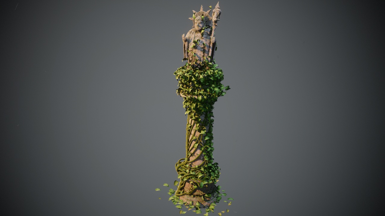Media 1 for listing Overgrown Statue